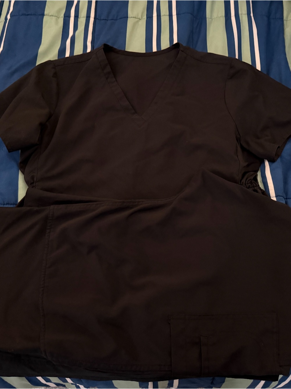Maternity Med Couture Women’s V-Neck scrub top & pants.